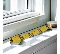 Cinta métrica portátil impermeable de PVC de 120 cm con diseño plegable y botón para un fácil bobinado y medición precisa de peces (verde)