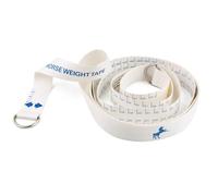 Cinta métrica profesional para pecho de caballo, 2,5 m, fibra de vidrio de PVC verde, tabla de conversión de peso integrada para veterinaria y gestión de ganado, cinta métrica para caballos