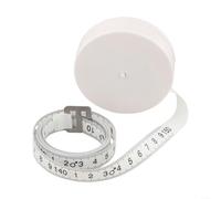 Cinta métrica retráctil BMI con botón central para una fácil extensión y función de bloqueo para medir las partes del cuerpo con precisión