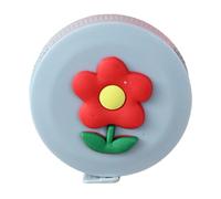 Cinta métrica retráctil de 150 cm con diseños florales de fresas, reglas de costura para el hogar y actividades al aire libre