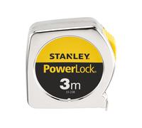 Cinta métrica Stanley Powerlock con estuche de plástico ABS, 3 mx 12,7 mm, 1-33-238