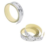 Cinta métrica suave, 2 unidades de cinta métrica corporal de doble escala, adhesiva, para costura, tela a medida, regla flexible para mesa