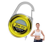 Cinta métrica suave,Cinta métrica corporal, corporal de cinta a medida de 79 pulgadas - para ropa, cinta de bolsillo con hebilla para llave para viajes a cas