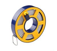 Cinta métrica suave de 10 m, resistente, para medir la cintura del cuerpo, impresión a doble escala en tira de fibra, herramienta de costura portátil con carcasa protectora