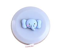 Cinta métrica suave, escala clara, cinta métrica flexible de dibujos animados para niños, 1,5 m, costura, manualidades, tela, escala de bolsillo, herramienta de medición precisa, medición manual