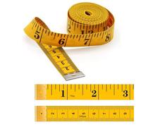Cinta Metrica, Suiyeejan Herramienta de Costura para Sastre, Cinta MéTrica Profesional de PVC de Doble Cara para Busto Y Caderas, Tejidos de Costura(200cm/79 Pulgadas, 1 Piezas)