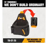 Cinta métrica Toughbuilt, bolsa multiusos para herramientas con clip TB-CT-25