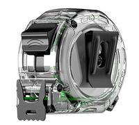 Cinta métrica transparente - Carcasa ABS de doble cara luminosa de 10 metros, medidor de carpintero fluorescente, herramienta de carcasa transparente con protección antigoteo, medición | Ba de