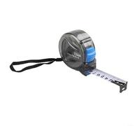 Cinta métrica transparente con hoja de acero al carbono endurecido y gancho de corrección de puntos que proporciona capacidades de medición interna y externa precisas (25 pies 25 mm)