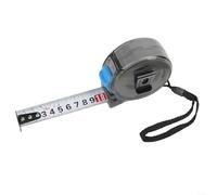 Cinta métrica transparente con hoja de acero al carbono endurecido y gancho de corrección de puntos que proporciona capacidades de medición internas y externas precisas (10 m 25 mm)