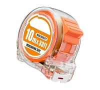 Cinta métrica transparente de doble escala de 300/500/750/1000 cm, opción de acero inoxidable con gancho final para construcción, sastrería, cinta métrica con gancho