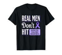 Cinta morada de conciencia contra el abuso contra la violencia doméstica Camiseta