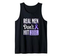 Cinta morada de conciencia contra el abuso contra la violencia doméstica Camiseta sin Mangas