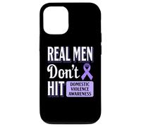 Cinta morada de conciencia contra el abuso contra la violencia doméstica Carcasa para iPhone 12/12 Pro