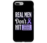 Cinta morada de conciencia contra el abuso contra la violencia doméstica Carcasa para iPhone 7 Plus/8 Plus