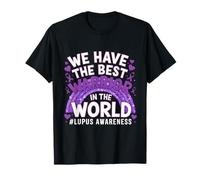 Cinta morada de conciencia sobre el lupus mejor guerrero del mundo Camiseta