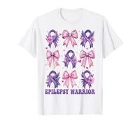 Cinta Morada de Conciencia sobre la Epilepsia Guerrero Camiseta