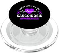 Cinta Morada de la Enfermedad del Mes de concienciación sobre la Sarcoidosis PopSockets PopGrip para MagSafe