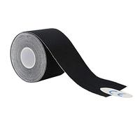 Cinta Muscular, Funciones Fuertes Cinta Deportiva Adhesiva Elástica Cinta Muscular Deportiva Pegamento Corrugado Al Agua para Placas Deportivas para Natación Y Fitness en Interiores(negro)