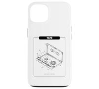 Cinta - Music Makes My Heart Beat (Retro Cassette Graphic) Carcasa para iPhone 13
