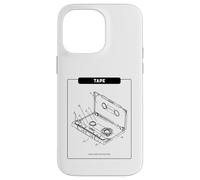 Cinta - Music Makes My Heart Beat (Retro Cassette Graphic) Carcasa para iPhone 14 Pro MAX