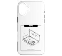 Cinta - Music Makes My Heart Beat (Retro Cassette Graphic) Carcasa para iPhone 16 Plus