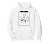 Cinta - Music Makes My Heart Beat (Retro Cassette Graphic) Sudadera con Capucha