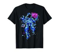 Cinta musical Astronauta EDM Rave BPM Addict Sober Raver PLUR Camiseta