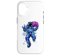 Cinta musical Astronauta EDM Rave BPM Addict Sober Raver PLUR Carcasa para iPhone 16