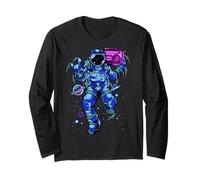 Cinta musical Astronauta EDM Rave BPM Addict Sober Raver PLUR Manga Larga