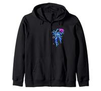 Cinta musical Astronauta EDM Rave BPM Addict Sober Raver PLUR Sudadera con Capucha