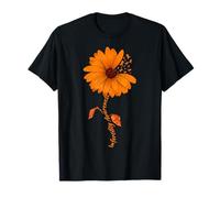 Cinta Naranja Girasol Concientización Infertilidad Camiseta