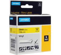 Dymo 1805431 IND cinta vinilo negro amarillo 24 mm (original)