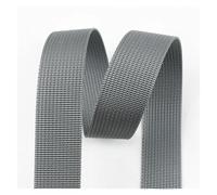 Cinta Nylon Cintas de nailon de 10 metros, de 20 a 50 mm, for cinturón, collar de perro, correa de mochila, cinta al bies, accesorios de costura for bricolaje(RD109-Gray,50mm)