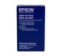 Epson Cartucho ERC38BR para TM-300/U300/U210D/U220/U230, negro/rojo
