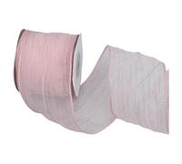 Cinta ondulada metálica ondulada de 2.5 pulgadas para decoración de árbol, coronas de lazo, guirnaldas, envoltura de regalos, decoración de boda, continua, 10 yardas, rosa, champán, oro, burdeos y