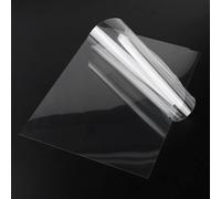 Cinta óptica PET ultrafina - 10x10 cm, adhesiva de una o dos caras, lámina de PET transparente for uso en laboratorio e investigación (1 unidad)(0.002mm Single)