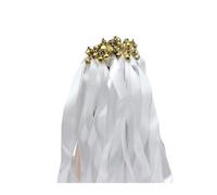 Cinta, Paquete de 20 palitos Cinta, Varita mágica, Remolino Encaje, Campanas for Fiestas Bodas, Accesorios for animar(Style a)