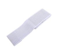 Cinta para apoyo muscular articular y corporal, tobillera elástica para correr, vendaje de compresión, cinta de kinesiología deportiva para muslo, tobillo y rodilla (blanco, 40 cm)