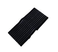 Cinta para apoyo muscular articular y corporal, tobillera elástica para correr, vendaje de compresión, cinta de kinesiología deportiva para muslo, tobillo y rodilla (color negro, 90 cm)