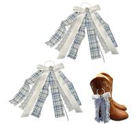 Cinta para botas de vaquero, cinta de satén con diamantes de imitación, lazos para botas con purpurina para vacaciones, cumpleaños, escuela, fiesta, boda, baile, espectáculo de caballos, desfile de