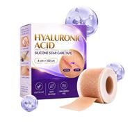 Cinta para Cicatrices Parches Adhesivos Recortables con Silicona 4 x 150 cm | Rollo Removedor de Cicatrices Corporales Para Hombres Mujeres Todo Tipo de Pieles Piernas Rodillas Codos Brazos