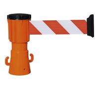 Correa para cono de balizamiento, rayas rojas y blancas, 4 m, altura 200 mm