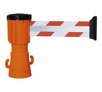 Cinta para cono de balizamiento Moravia, roja y blanca con tiras reflectantes, 3 m