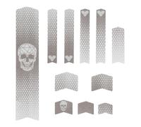 Cinta Para Cuadro De Bicicleta, PVC, Pegatina Protectora Para Cuadro Bicicleta De Montaña, Marco De Horquilla MTB, Protector Engrosado, Protector Película Para Envoltura Bicicleta Carreter(Cabeza)