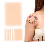Cinta para cubrir tatuajes, parche corrector, 6 parches impermeables invisibles ultrafinos para cubrir tatuajes, 3.5 x 5.9 pulgadas para cicatrices de tatuajes y marcas de nacimiento, estilo 1