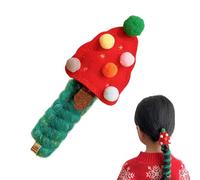 Cinta Para El Cabello Navideña,Diadema Para El Cabello Navideña - Coleteros elásticos en para festivales - Holiday No Damage Coil Hair Ties, soportes elásticos para cola de caballo para niñas