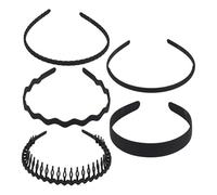 Cinta Para El Pelo Con Dientes,Prendas Para El Control Del Cabello Suelto | 5 Piezas Diadema Flexible Antideslizante para Maquillaje y Cabello,para Chicas Adolescentes Vestirse Maquillaje Ejercicio Yo