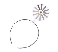 Cinta para el pelo con símbolo de volumen negro, accesorio llamativo para mujer, hombre, niños, fiestas, uso diario, fotografía, fiestas