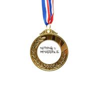 Cinta para el primer lugar de la medalla ganadora del premio "Nothing Is Impossible"